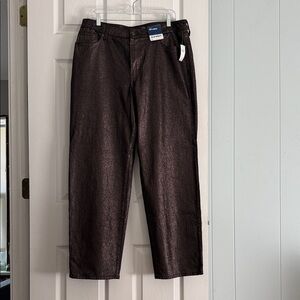 Old Navy Women’s Dark Purple Sparkle Jeans